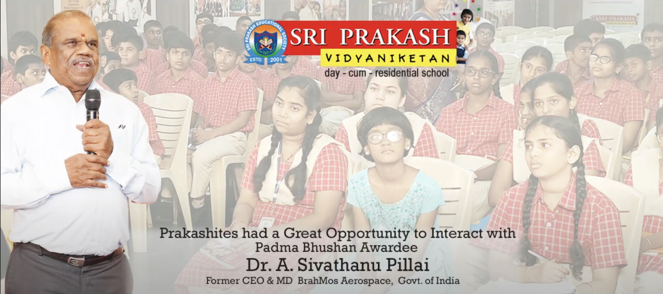 Interaction with the students of Sri Prakash Vidyaniketan, Vizag